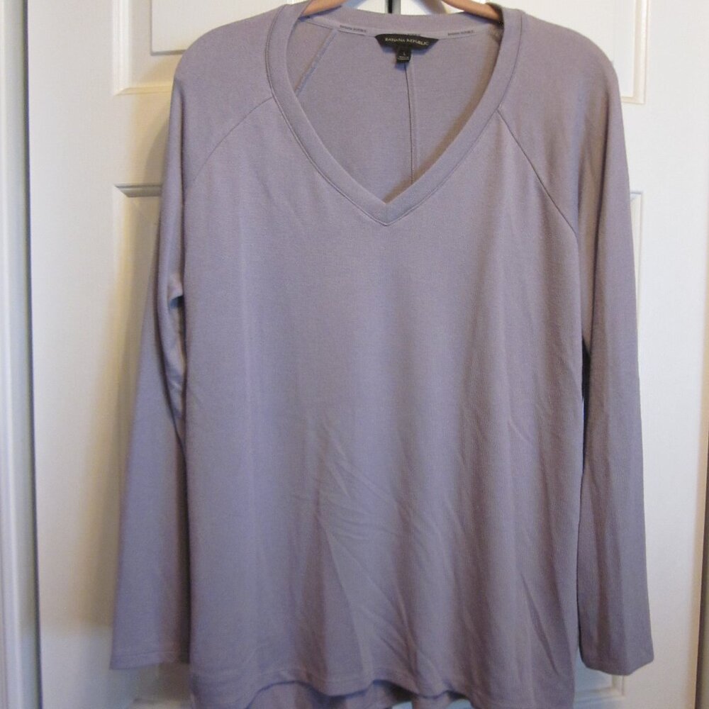 Banana Republic Purple Sweater Sz L